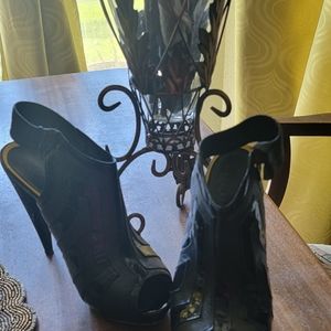 - Alexander McQueen heels yellow bottoms